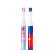 Shukebaby sonic childrens electric toothbrush waterproof super soft fine hair baby girl 2-6 years old and above 126]