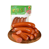 Jinluo jambon saucisse grand sac de nourriture saucisse à lail 450g cuit saucisse rouge saucisse frite saucisse sautée snack