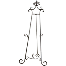 Juhan European-style iron art display stand drawing board easel floor-standing vertical display road guide billboard oil painting photo frame bracket