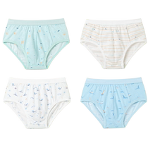 Cotton era childrens underwear boys baby boxer briefs pure cotton breathable girls underwear pure cotton boxer briefs 4 pack
