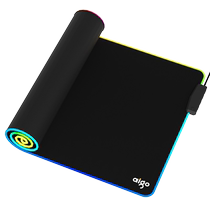 Patriot USB Extended RGB Luminous Mouse Pad Wireless Charging 15W Extra Large Laptop Desk Pad 708