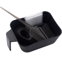 Hair dyeing tool baking oil brush DIY good helper soft shawl cloth comb hair salon special earmuff set