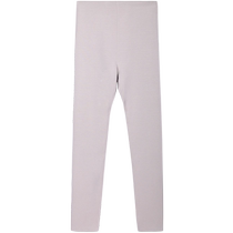 Embry Solid Color Thickened Mid-waist Leggings Womens Seamless Slim Fit Warm Cotton Wool Pants EL00348
