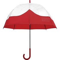 Hunter British classic casual solid color transparent versatile waterproof rainy day British style portable adult bubble umbrella