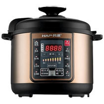 Korean electric pressure cooker household Yuanyang double-gallon pressure cooker 5 liters multi-function rice cooker fully automatic intelligent 6-8 people