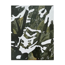 MT.原创手绘《绿茵岁月》| 北欧客厅装饰画玄关简约现代抽象油画