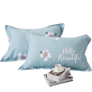 纯棉枕头套一对装家用100全棉枕套单个枕芯内胆套男48cmx74cm新款