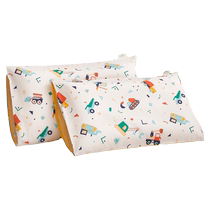 MUJI Childrens Pillowcases Pair 40×60 Pure Cotton Cartoon Cute Kindergarten Pillowcases Mens 30×50