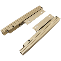 Space-saving lift telescopic folding dining table slide rail hidden multi-functional desk pull-out retractable rail hardware accessories