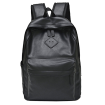 Backpack Mens Trendy Business Casual Fashion Travel Computer Backpack Simple Student Campus Large Capacity Womens Leather School Bag
