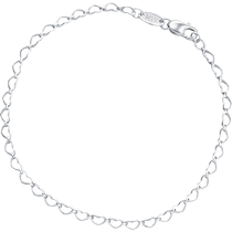 Chow Sang Sang PT950 platinum whole heart bracelet for women 51810B pricing
