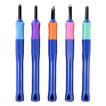 Japanese Sakura brand carving knife wood carving knife pure handmade print carving knife wood carving knife knife utility knife woodworking knife tool set carving pen large triangle flat mouth round mouth oblique mouth full set