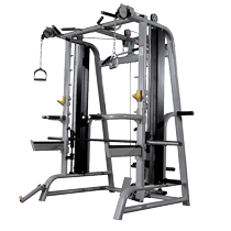 Commercial-grade Smith machine comprehensive trainer home fitness equipment squat gantry multi-functional large and small flying birds
