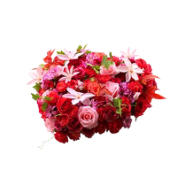 Car decoration wedding simulation rose flower front flower beautiful main wedding car decoration set wedding supplies