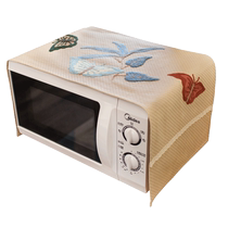 American country-style oven cover oil-proof cover microwave oven cover rectangular multi-purpose cover microwave dust-proof protective cover