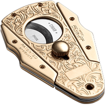 CIGARLOONG portable sharp double-edged cigar scissors with knife cover gift box CL-J51-1