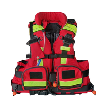 Water Fun Life Jacket Adult Large Buoyancy Professional Water Rescue Enhanced Fire Brigade Marine Flood Relief Vest