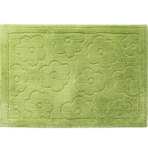 Japanese oka yarn flower bathroom floor mat bathroom door mat water-absorbent anti-slip machine washable anti-slip mat entry beige