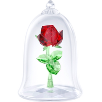 (520 gifts) Swarovski ENCHANTED ROSE Beauty and the Beast rose ornaments