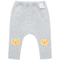 Balabala baby girls pants childrens leggings three-quarter pants thin elastic baby trousers childrens cotton pants