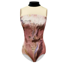 danzbaby ballet clothing dance clothing womens autumn turtleneck printed one-piece gymnastics clothing aerial yoga clothing 213-2