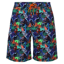 Mr. Admiration Beach Pants Mens Summer Swimming and Surfing Large Pants Printed Shorts and Sports Pants