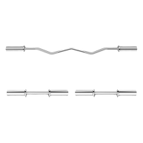 Olympic Barbell Mens Dumbbell Weightlifting Barbell Large Hole Curl Bench Press Bar Curved Bar Ring Home Fitness Equipment