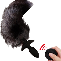 Swinging anal plug in the back yard vibrating fox tail SM insertion outdoor wear orgasm sex toy for men and women cat