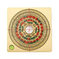 Brass compass high-precision professional all-copper solid three-element three-in-one comprehensive small compass compass laser compass