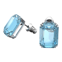 (Celebrities same series) Swarovski Millenia earrings sugar cube shape light and luxurious