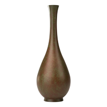 Bronze Master Bronze Pendulum Piece < Elegant Vase > Copper Handicraft Home Living Room Desktop Vase Decorations