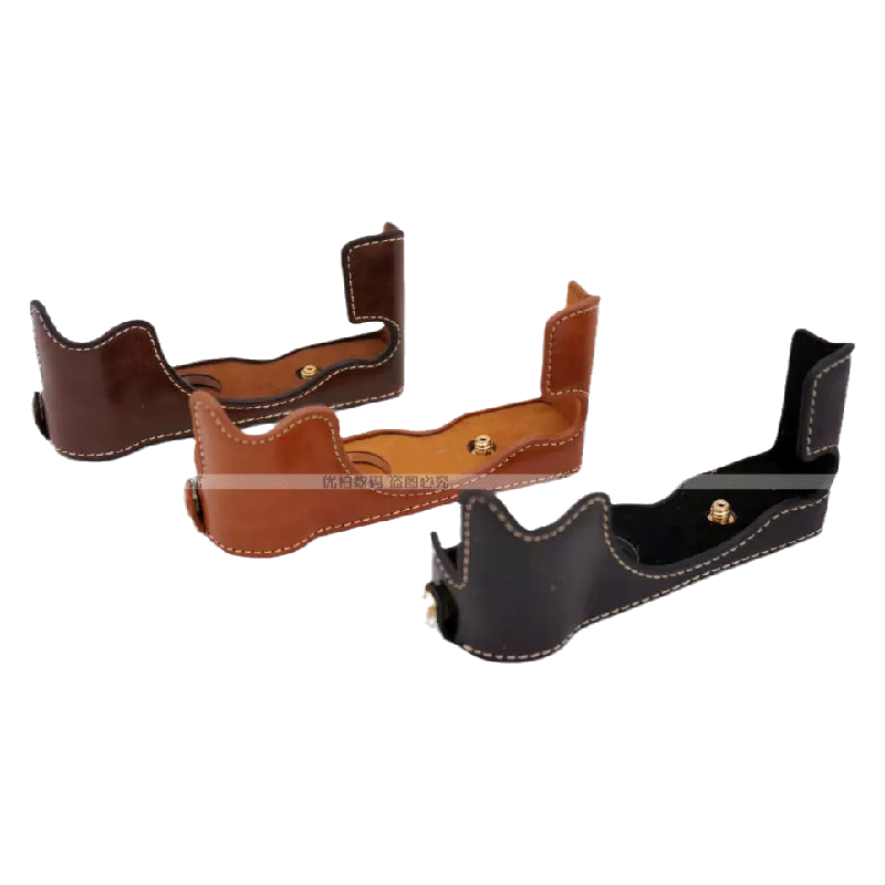 适用于索尼 相机包A7C2 A7R4 A7M4 A7M2 a7R3 A6400 A6700 A6100 A6300 A6000 a5100半套皮套底座微单 保护套