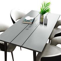 Q-elastic silicone table mat modern light luxury tablecloth waterproof oil-proof wash-proof anti-scald leather coffee table TV cabinet mat