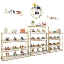Shoe store shoe rack display rack store multi-layer shelves clothing store storage bag rack childrens clothing store childrens shoes commercial cabinet