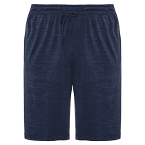 Mr. Admiration wears mens casual lace-up gray sports shorts NS63D562