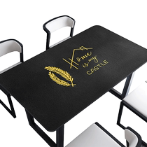 Couple custom leather table cloth waterproof anti-oil and burn-proof thickened pvc home table tea table cushion subnet red