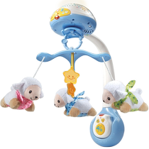 VTech 3-in-1 projection bed bell newborn soothing and coaxing 0-year-old baby to sleep music rotating bedside rattle toy