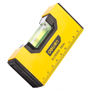 Deli Mini Level, High-Precision, Compact Spirit Level, Strong Magnetic Level, Balance Level, Household Level Instrument