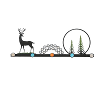 Personalized coat hook behind the door Nordic creative simple coat hook hanging entrance shelf metal shell hook wall hanging