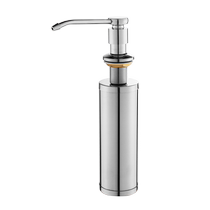 Soap dispenser kitchen sink dish soap bottle all-copper press bottle dish basin detergent stainless steel press