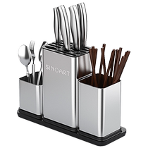 Porte-outil Cuisine porte-outils Porte-baguette domestique Boîtier à couteau de cuisine multi-fonctionnelle Couteau contenant le cadre Chopstick Cylinder Knife Holder
