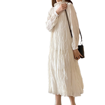 Senteo Long dress Ankle Fairy Qi Light Cooked Woman Dress Temperament Superior Style First Love Comeback Retro Super Fairy Gentle Wind