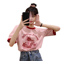 2024 New Summer Internet Celebrity Korean Version Loose European and American Super Hot Small 150 Versatile Casual Ins Trendy Girl