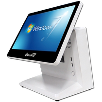 Parker K8 touch screen supermarket milk tea cash register weighing cash register all-in-one clothing store cosmetics store mother and baby store convenience store playground dual screen cash register