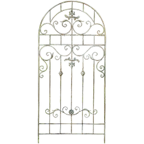 European-style iron climbing pergola flower stand fence bracket clematis rose flower plant gardening screen partition