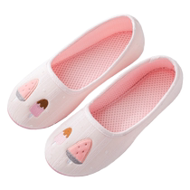 Postpartum shoes summer thin bag heel postpartum maternity shoes summer soft sole non-slip indoor breathable cute maternity slippers