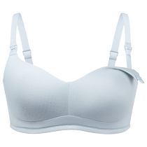 HSIA Breastfeeding Underwear Woman Postnatal Breast Feeding Large Breasts Mother Button No-Mark Bra Soft Support Without Steel Ring Bra