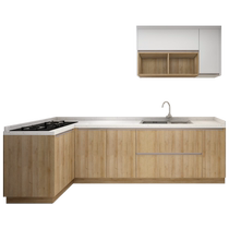 Quanyou Whole House Customized Open Overall Kitchen Cabinet Package Modern Simple Waterproof Bathroom Cabinet Faucet