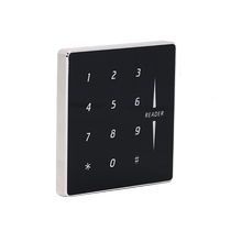 Lunbang metal access control card reader swipe card touch password thin 86 type reader rfid card reader id Weigen ic