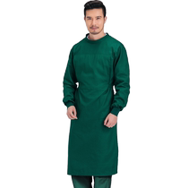 (100% cotton) surgical gown for men and women pure cotton long-sleeved doctors gown operating room hand washing gown isolation gown surgical gown